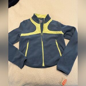 NWT Free People movement full zip crop fleece size S